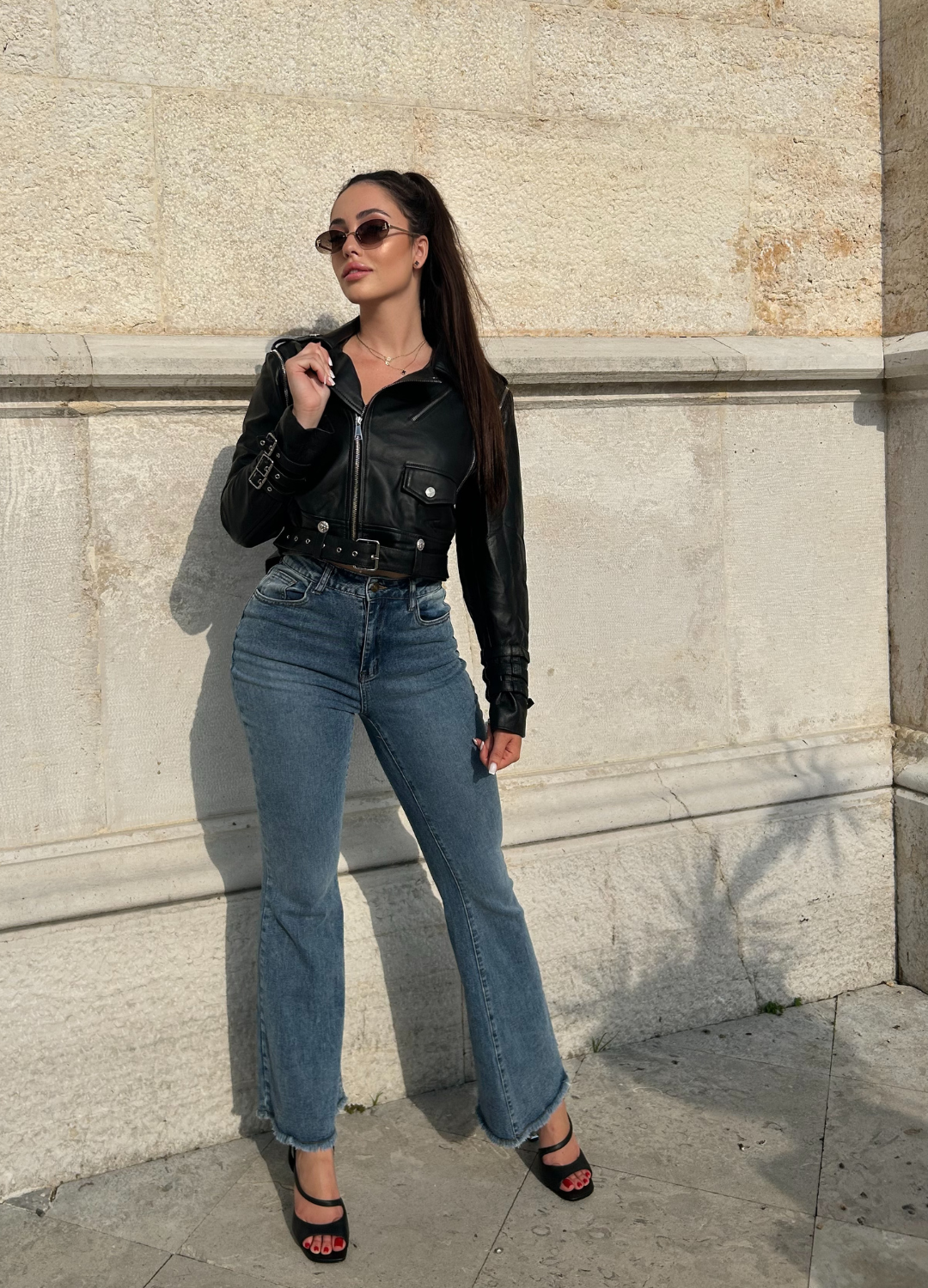 Giacca in pelle 2 in 1 - Bestie